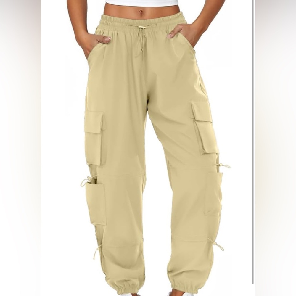 Unisex Tan Cargo Pants